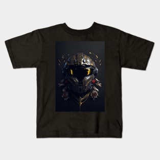 Halo Master Chief Helmet 01 - Gold & Rose COLLECTION Kids T-Shirt